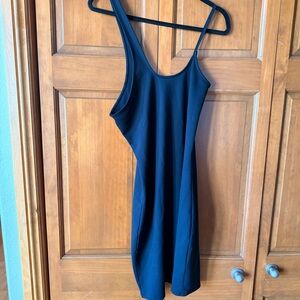Abercrombie & Fitch Black Asymmetrical Dress